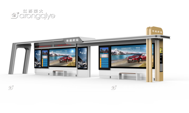 仿古款候車亭設(shè)計(jì)圖